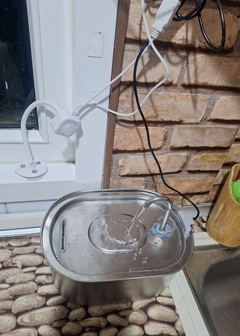 Çelik kedi köpek su kabı - Görsel 5