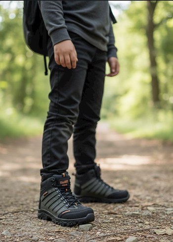 yeşil Kamuflajlı Erkek Outdoor Ayakkabı - Görsel 4