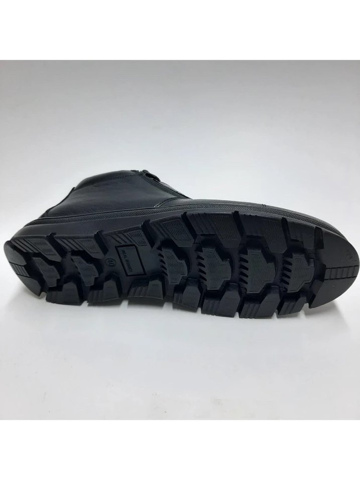 Siyah deri Erkek Kauçuk Bot - Görsel 3