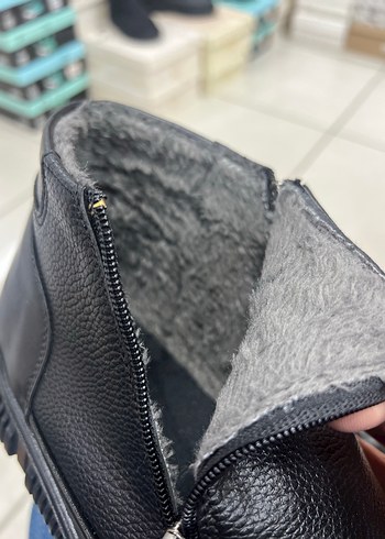 Fermuarlı Siyah Erkek Günlük Bot - Görsel 10