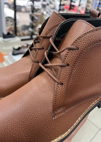 Kahverengi Deri Erkek Günlük Bot - Görsel 3