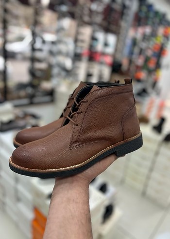 Kahverengi Deri Erkek Günlük Bot - Görsel 2