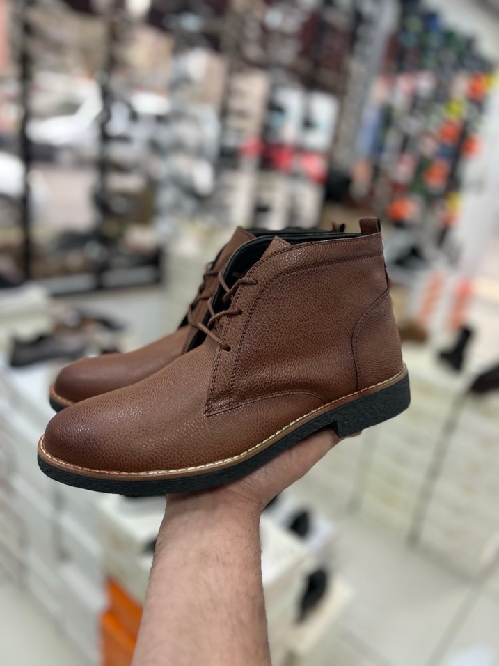 Kahverengi Deri Erkek Günlük Bot - Görsel 2