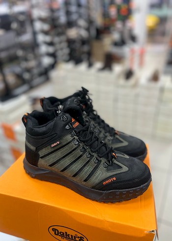 Gri Kamuflaj Desenli Bağcıklı Outdoor Bot - Görsel 3