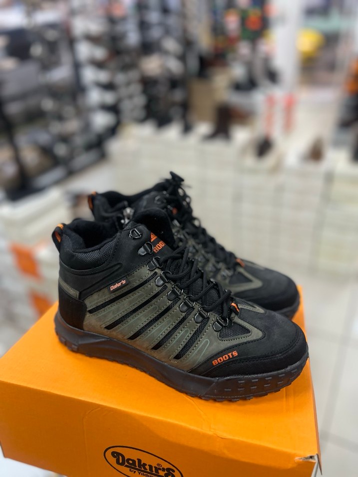 Gri Kamuflaj Desenli Bağcıklı Outdoor Bot - Görsel 3