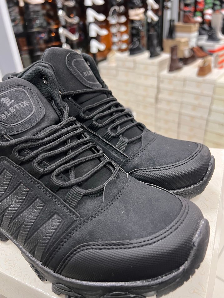 Siyah Bağcıklı Erkek Outdoor Ayakkabı - Görsel 5