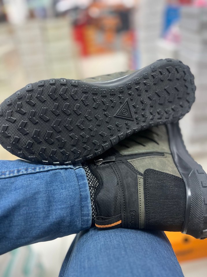 Gri Kamuflaj Bağcıklı Erkek Outdoor Ayakkabı - Görsel 2