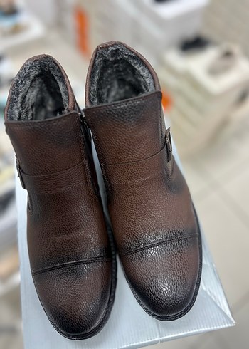 Kahverengi Deri Tokalı Erkek Bot - Görsel 3