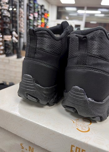 Siyah Bağcıklı Erkek Outdoor Spor Ayakkabı - Görsel 7