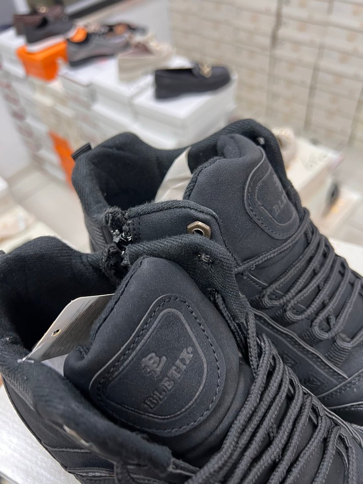 Siyah Bağcıklı Erkek Outdoor Spor Ayakkabı - Görsel 3