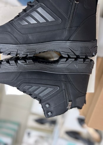 Erkek Siyah Bağcıklı Spor Bot 47 numara - Görsel 3