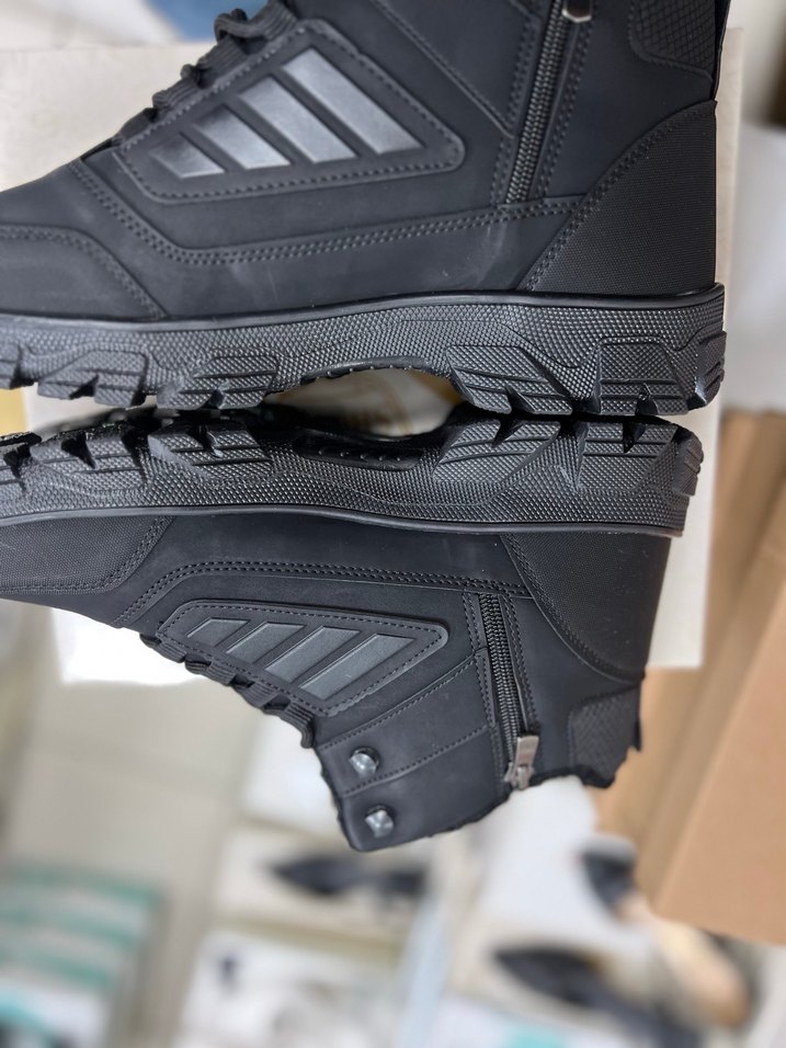 Erkek Siyah Bağcıklı Spor Bot 47 numara - Görsel 3