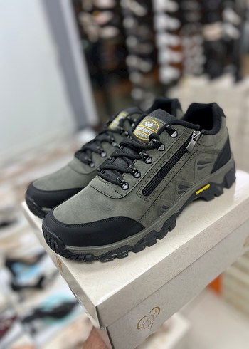 Haki Kamuflaj Fermuarlı Erkek Outdoor Ayakkabı - Görsel 6