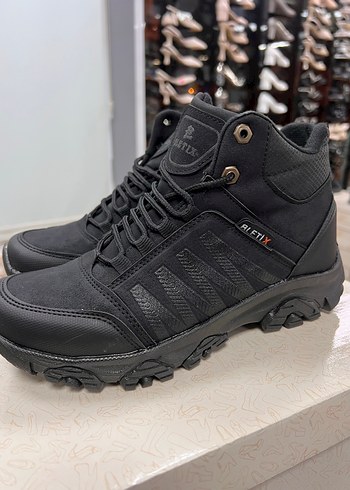 Erkek Siyah Bağcıklı Outdoor Ayakkabı - Görsel 7