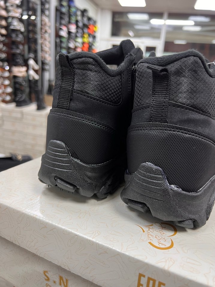 Erkek Siyah Bağcıklı Outdoor Ayakkabı - Görsel 5