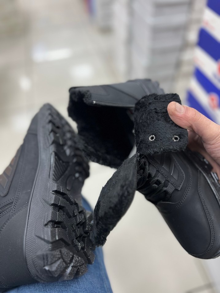 Siyah Bağcıklı Erkek Bot - Görsel 2