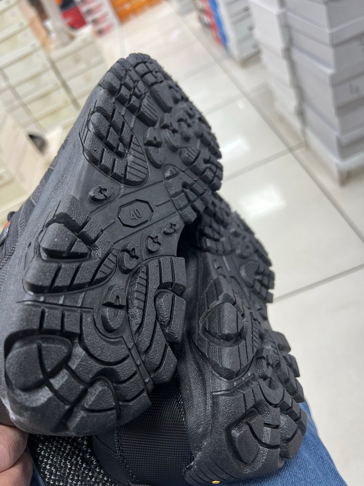 Deri Görünümlü Siyah Erkek Outdoor Ayakkabı - Görsel 2