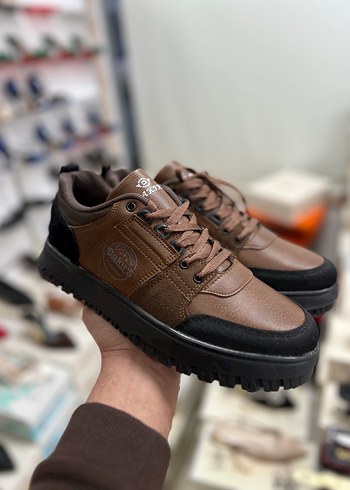 Kahverengi Bağcıklı Erkek Outdoor Ayakkabı - Görsel 3