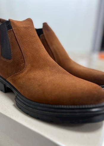 HAKİKİ DERİ SÜVET KAYMAZ KAUÇUK TABAN - Görsel 6