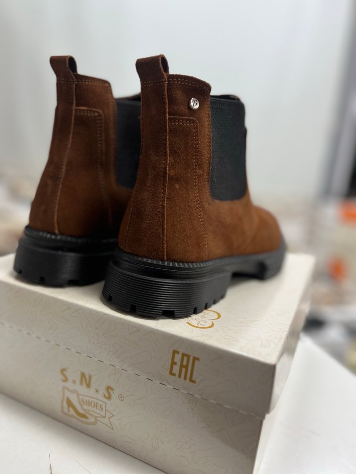 HAKİKİ DERİ SÜVET KAYMAZ KAUÇUK TABAN - Görsel 3