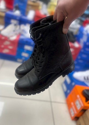 Siyah Deri Biker Botlar - Görsel 6