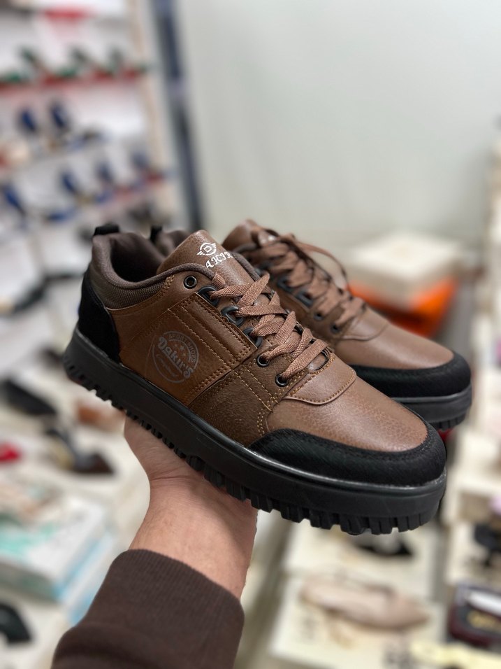 Kahverengi Bağcıklı Erkek Outdoor Ayakkabı - Görsel 3