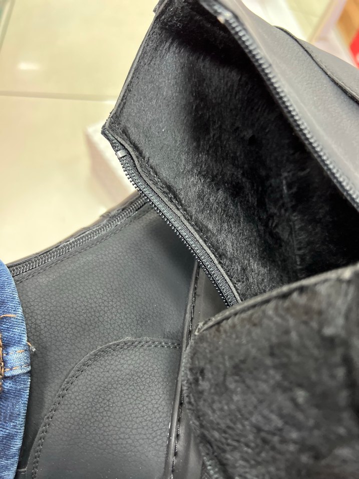 Fermuarlı Siyah Erkek Sokak Stili Bot - Görsel 3