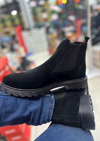 Siyah Süet Erkek Günlük Bot - Görsel 5