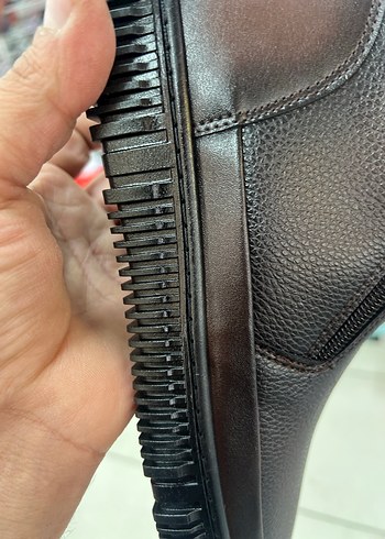 Fermuarlı Kahverengi Erkek Günlük Bot - Görsel 7