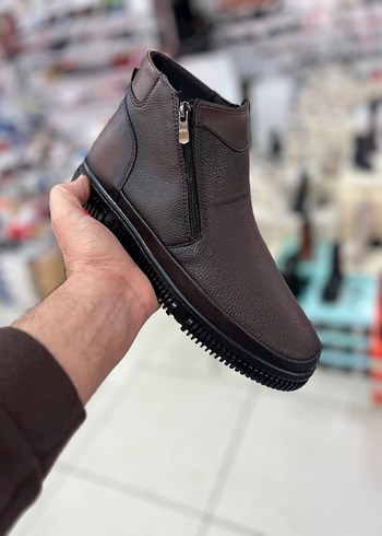 Fermuarlı Kahverengi Erkek Botu - Görsel 6