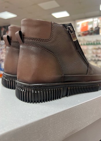 Fermuarlı Kahverengi Erkek Botu - Görsel 4