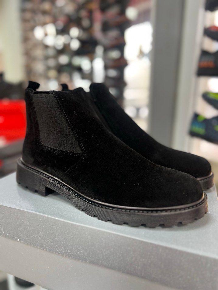 Siyah Süet Erkek Günlük Bot - Görsel 3