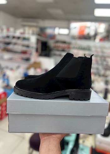 Siyah Süet Erkek Günlük Bot - Görsel 4