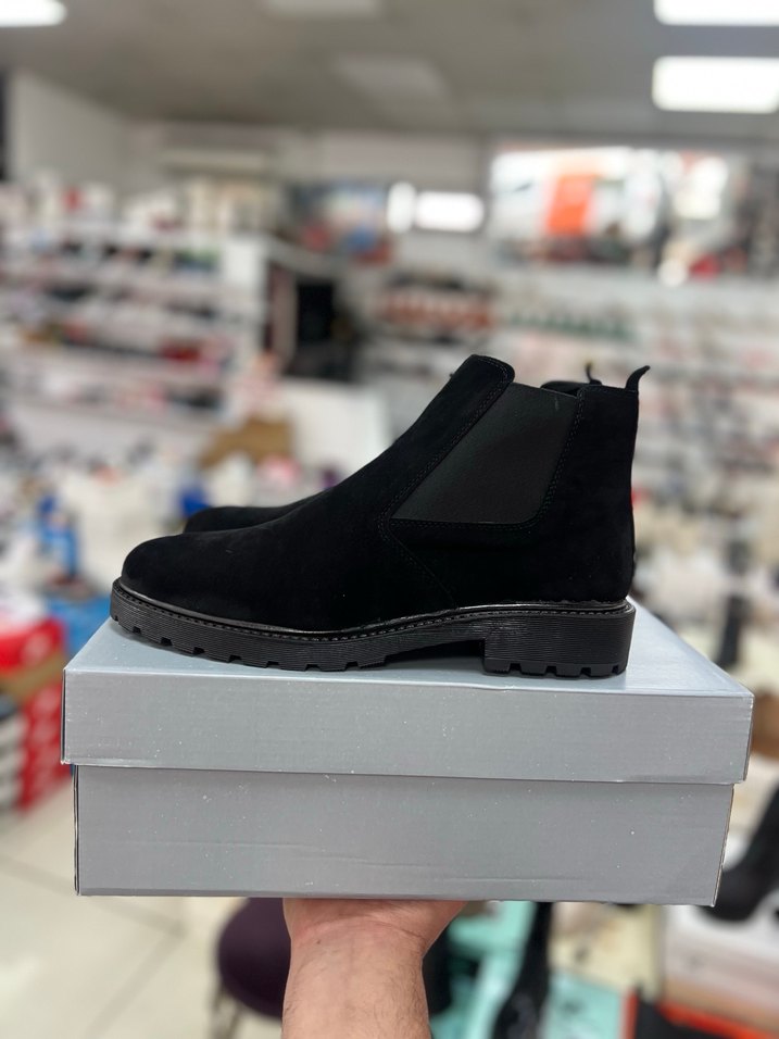 Siyah Süet Erkek Günlük Bot - Görsel 4