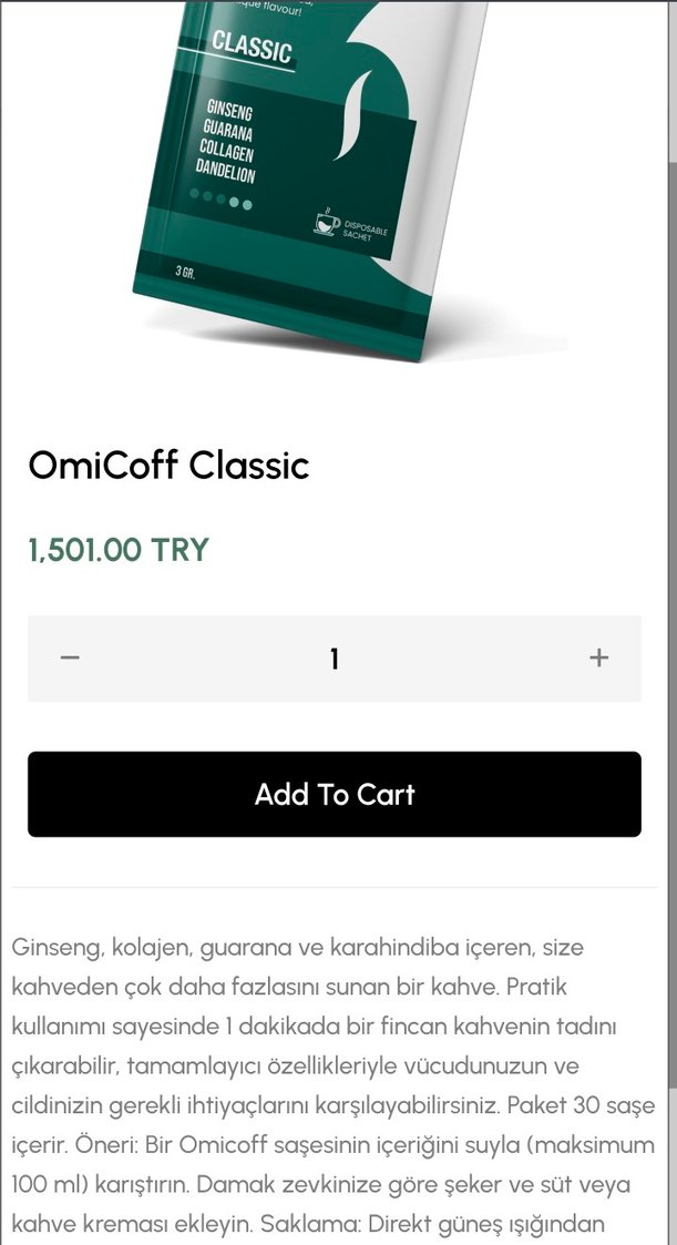 One More Omicoff Zayıflama Kahvesi - Görsel 3