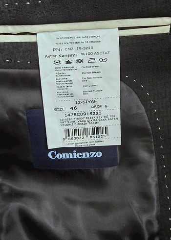 Siyah Erkek Takım elbise - Görsel 4