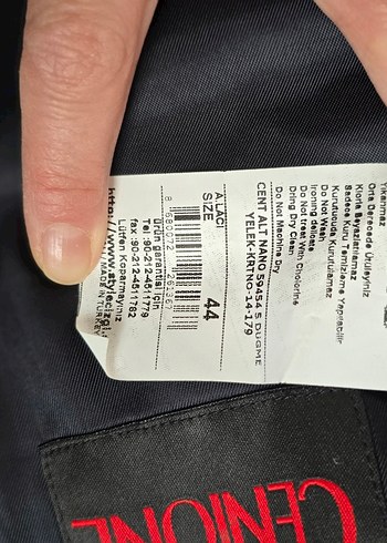 koyu lacivert takım elbise yeleği - Görsel 3