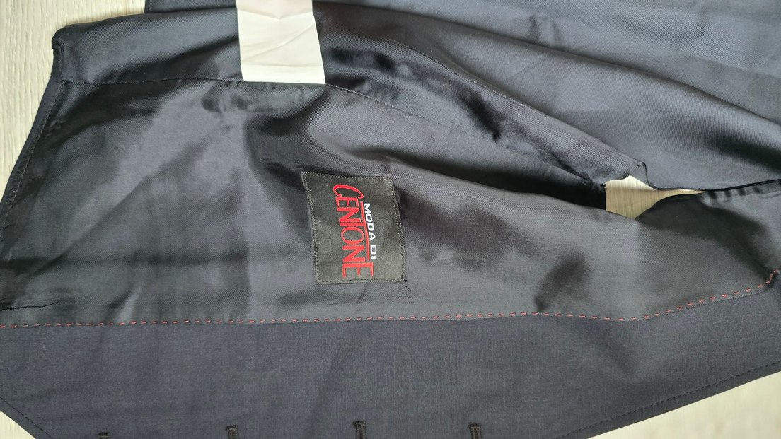 koyu lacivert takım elbise yeleği - Görsel 2