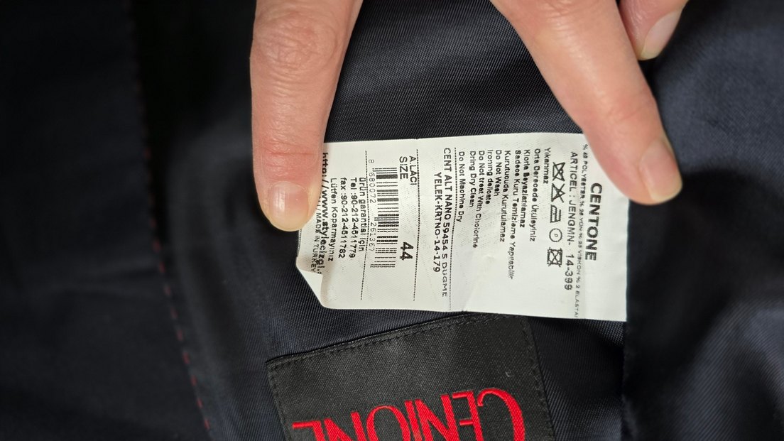 koyu lacivert takım elbise yeleği - Görsel 3