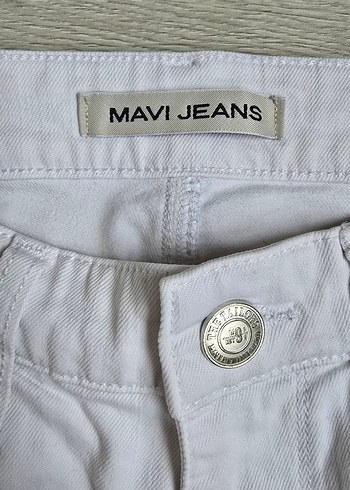 Beyaz Erkek Jean - Görsel 2