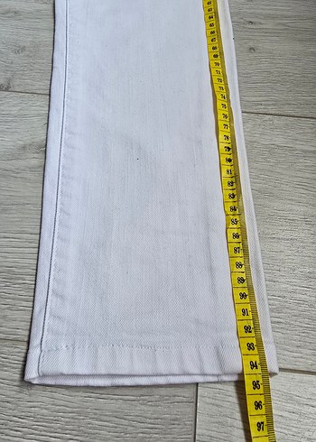 Beyaz Erkek Jean - Görsel 6