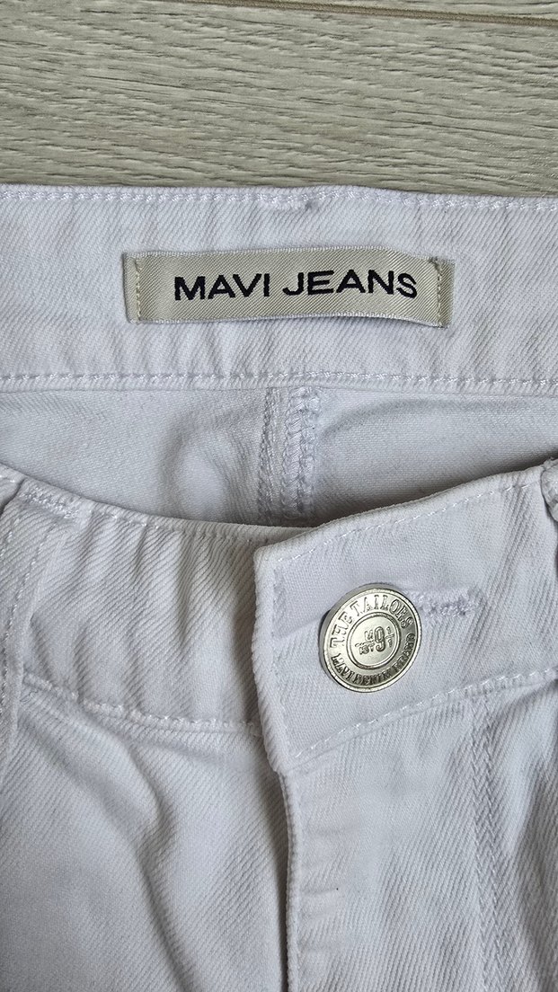 Beyaz Erkek Jean - Görsel 2