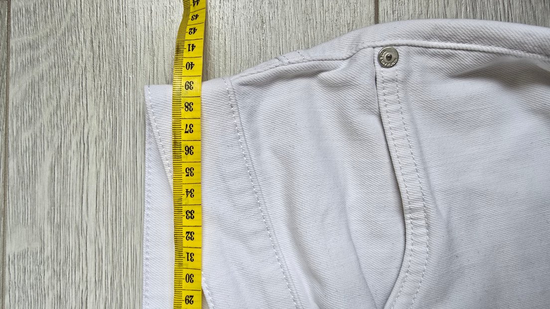 Beyaz Erkek Jean - Görsel 5