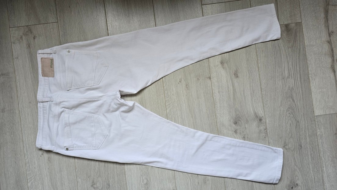 Beyaz Erkek Jean - Görsel 4