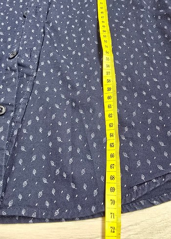 Lacivert Erkek Gömlek - Görsel 4