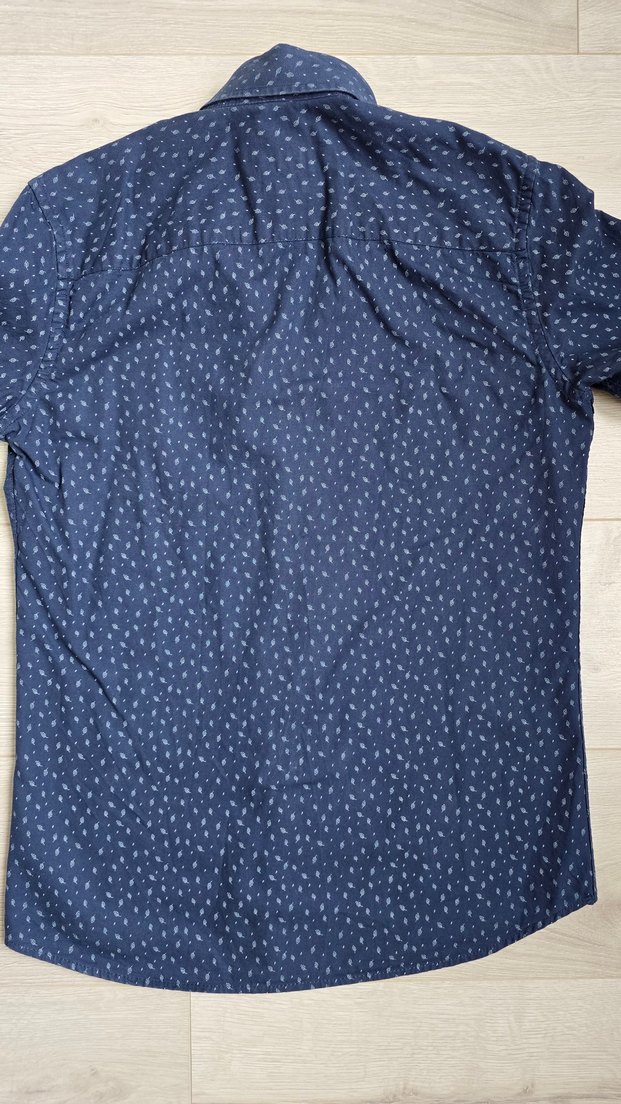 Lacivert Erkek Gömlek - Görsel 5