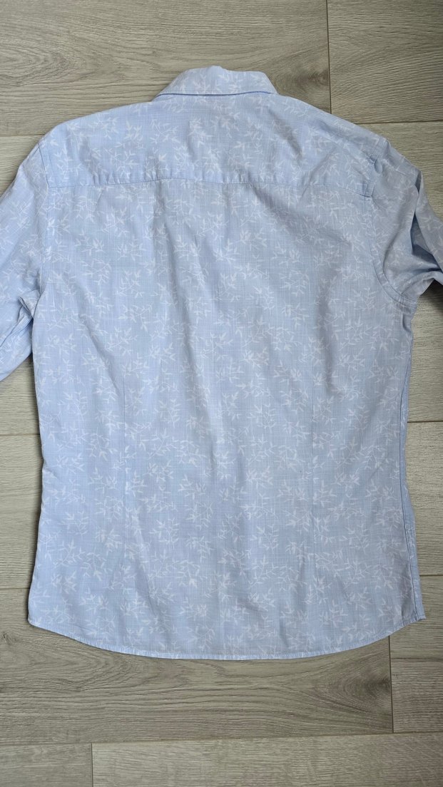 Mavi Erkek Gömlek - Görsel 5