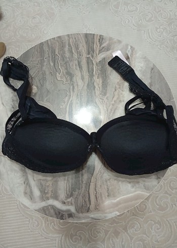 Siyah Midi Goth Sütyen - Görsel 2