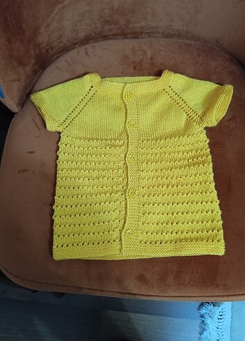 Diğer Bebek yeleği yeni örüldü