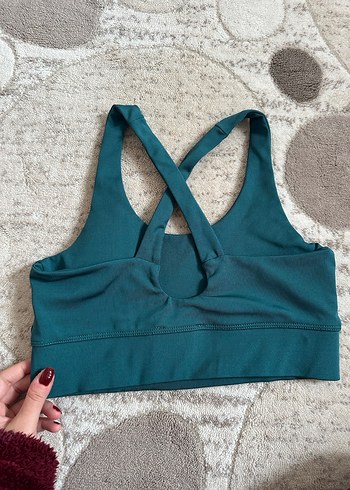 Turkuaz Spor Sütyeni Çapraz Askılı - Görsel 3